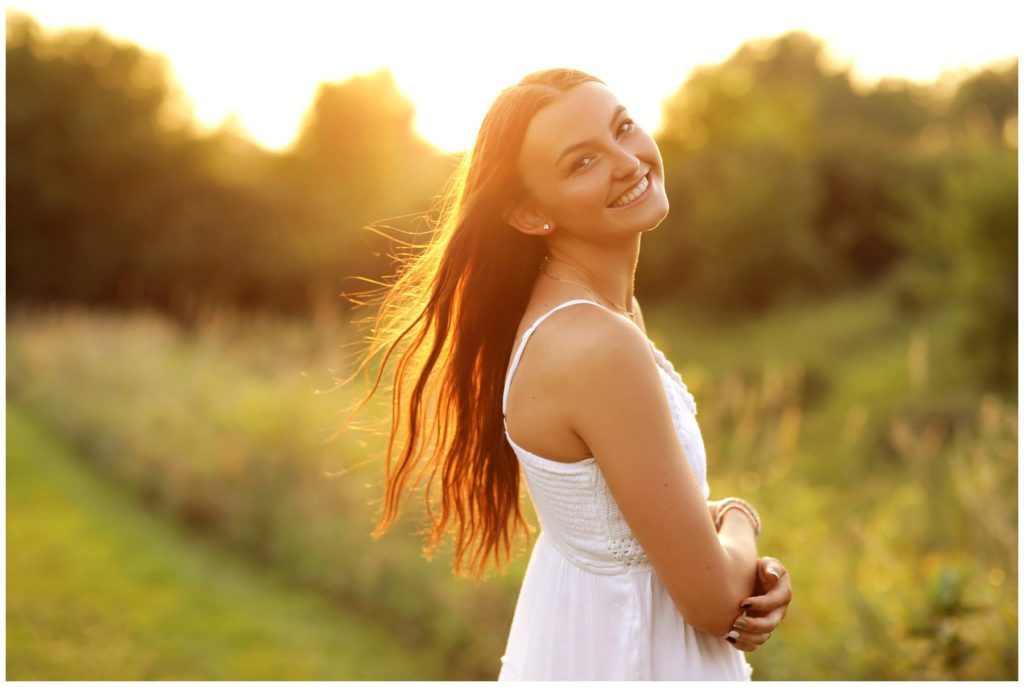 sunset senior photos