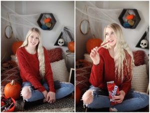 senior halloween shoot